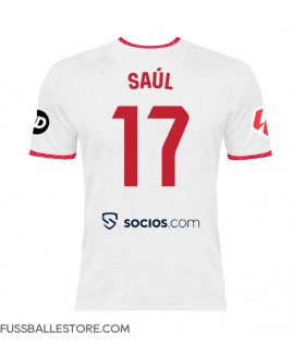 Günstige Sevilla Saul Niguez #17 Heimtrikot 2024-25 Kurzarm